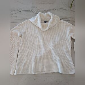 Splendid Cream Cowl Neck Sweater